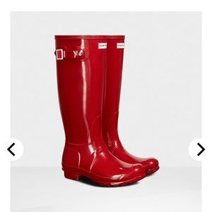 Red Hunter Rain Boots